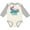 Natural and Heather, variant on Inktastic Relaxolotl- Cute Axolotl on Summer Vacation Boys or Girls Long Sleeve Baby Bodysuit