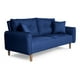thumbnail image 3 of Sofá Cama De Lino Azul Makora Modelo Brokman, 3 of 8