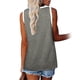 thumbnail image 4 of Jumpingount Camiseta sin mangas con cuello en V para mujer Camiseta sin mangas de color casual para mujer Camiseta sin mangas con bloque en V Prendas para la parte del cuerpo Raya negra L Jumpingount  AP002686-28, 4 of 6