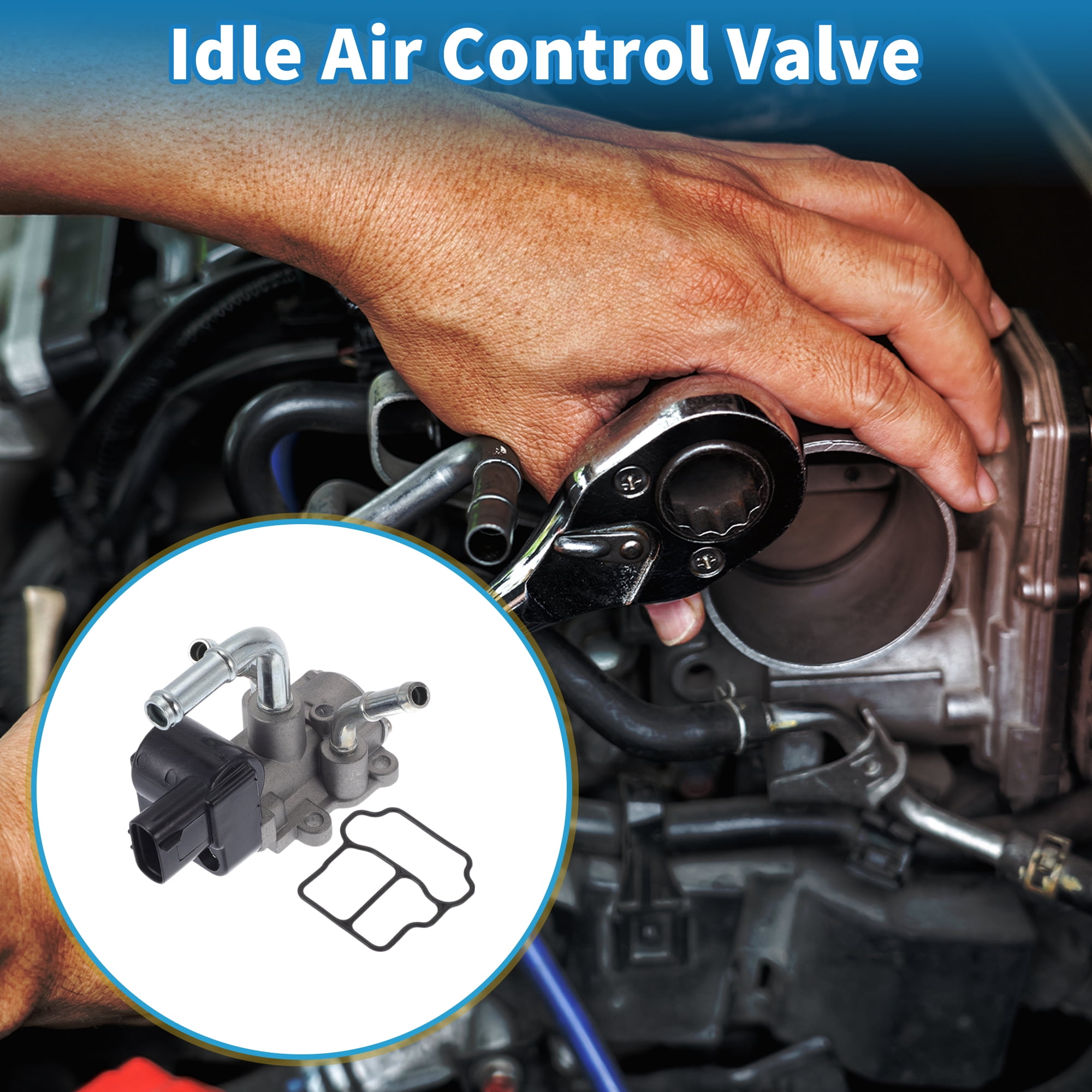 Unique Bargains Car Idle Air Control Valve for Toyota Camry 1994-1995 Replace No.222700A010 IACV Idle Motor Idle Air Control Valve for Stable Engine Operation