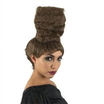 HPO Adult Women Costume Wigs Brown Halloween Costume Wig, Adjustable for Adult 1