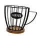 thumbnail image 4 of Soporte para cápsulas de café de gran capacidad, de hierro, moderno, para cafetería y hogar. Negro sin tapa, 4 of 9