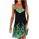 thumbnail image 1 of Vestido de chaleco de mujer con cuello redondo y estampado sin mangas sexy a la moda para mujer Pompotops ghjkhdj2180, 1 of 5