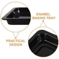 thumbnail image 2 of Shisuyan Rectangular Baking Sheet Versatile Enamel Baking Sheet Kitchen Baking Cooking Pan L, 2 of 8