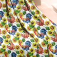 thumbnail image 3 of Sunflower Chicken Pattern Blanket,Comfortable Soft Flannel Throw Blanket,All Season,Warm Lightweight Blankets for Sofa Bed Couch Living Room Chair,50"x60", 3 of 4