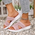 thumbnail image 6 of YOUYEDIAN Orthopedic Sandals for Women Dressy Open Toe Arch Support Shoes Summer Waterproof Non Slip Slip on Casual Slippers, 6 of 9
