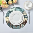 thumbnail image 5 of Farm Animals Round Placemats Washable Placemats Non-Slip Heat-Resistant Table Place Mats for Dining Kitchen Holiday Party Table 15.4"-4PCS Home Decor, 5 of 7