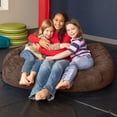 thumbnail image 2 of Jaxx Sofa Saxx 4-Foot Bean Bag Lounger for Kids & Teens, Chocolate, 2 of 4