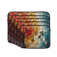 thumbnail image 2 of Laptop Case Protect Sleeve Bag Shockproof Protective Notebook Computer Cover 15 inch, Musical Notes Music, 2 of 7