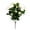 B004- White, variant on Decorative Flowers, Artificial Flower Bouquet, Outdoor Fake Flowers, Artificial Flowers Indoor, 14X8 Inch White 1-Piece Uv Protected Simulation Silk Flower Bundle for Farmhouse
