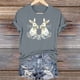 thumbnail image 1 of Haivin Womens 2026 Summer Round Neck Loose Tops Easter Printed Fashion Blouse T Shirt Dressy Casual Short Sleeve Shirts, 1 of 6