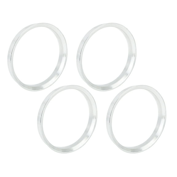 Unique Bargains  4pcs 72.6 mm to 66.6 mm Aluminium Alloy Car Hub Centric Rings Wheel Bore Spacer