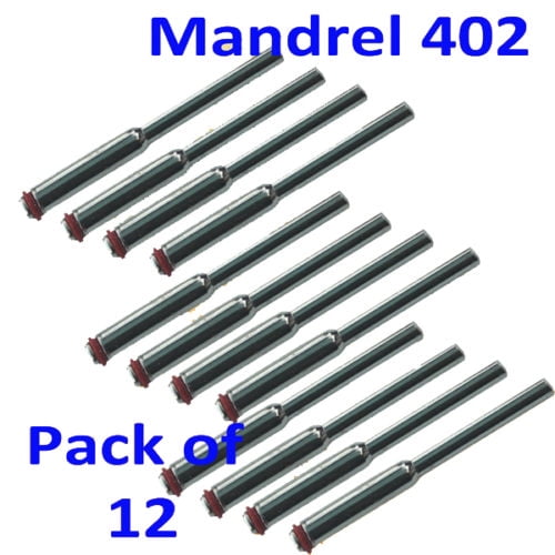50 SCREW MANDREL FOR USE WITH DREMEL ACCESSORIES & ROTARY HOBBY TOOLS 402 SHANK 