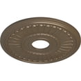 thumbnail image 3 of Ekena Millwork 16"OD x 3 5/8"ID x 3/4"P Melonie Ceiling Medallion (Fits Canopies up to 6 3/8"), Hand-Painted Warm Silver, 3 of 6