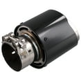 thumbnail image 3 of Car Bright Carbon Fiber Exhaust Tip 60-101MM Universal Car Exhaust Pipe Modification Tail Throat Clip-on Tail Pipe, 3 of 9