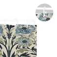 thumbnail image 5 of Yayeee Shower Curtain with Hooks 72"x72" Waterproof Fabric Bathroom Hanging Decor, Blue Floral Pattern, 5 of 5