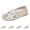Blue, variant on LTTVQM Loafers For Women Vintage Knit Embrioderied Flower Breathable Slip On Flats Non Slip Low Heels Comfortable Retro Dress Walking Canvas Shoes Blue 35(US-5)