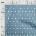 thumbnail image 1 of oneOone Cotton Flex Fabric Dot & White Heart Print Fabric by The Yard 40 Inch Wide, 1 of 4