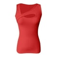 thumbnail image 4 of Juniors T-Shirts Cute Summer Tank Tops Basic Sleeveless Tank Top T Shirts for Women, 4 of 6