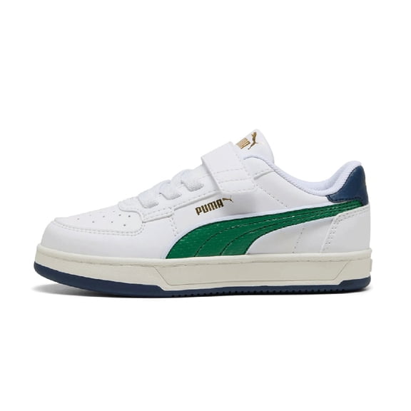 Little Kid's Puma Caven 2.0 Retro AC  PS Puma White-Green-Warm White (403204 02) - 12