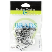 Eyelet Outlet Shape Brads 12/Pkg-Motorcycles