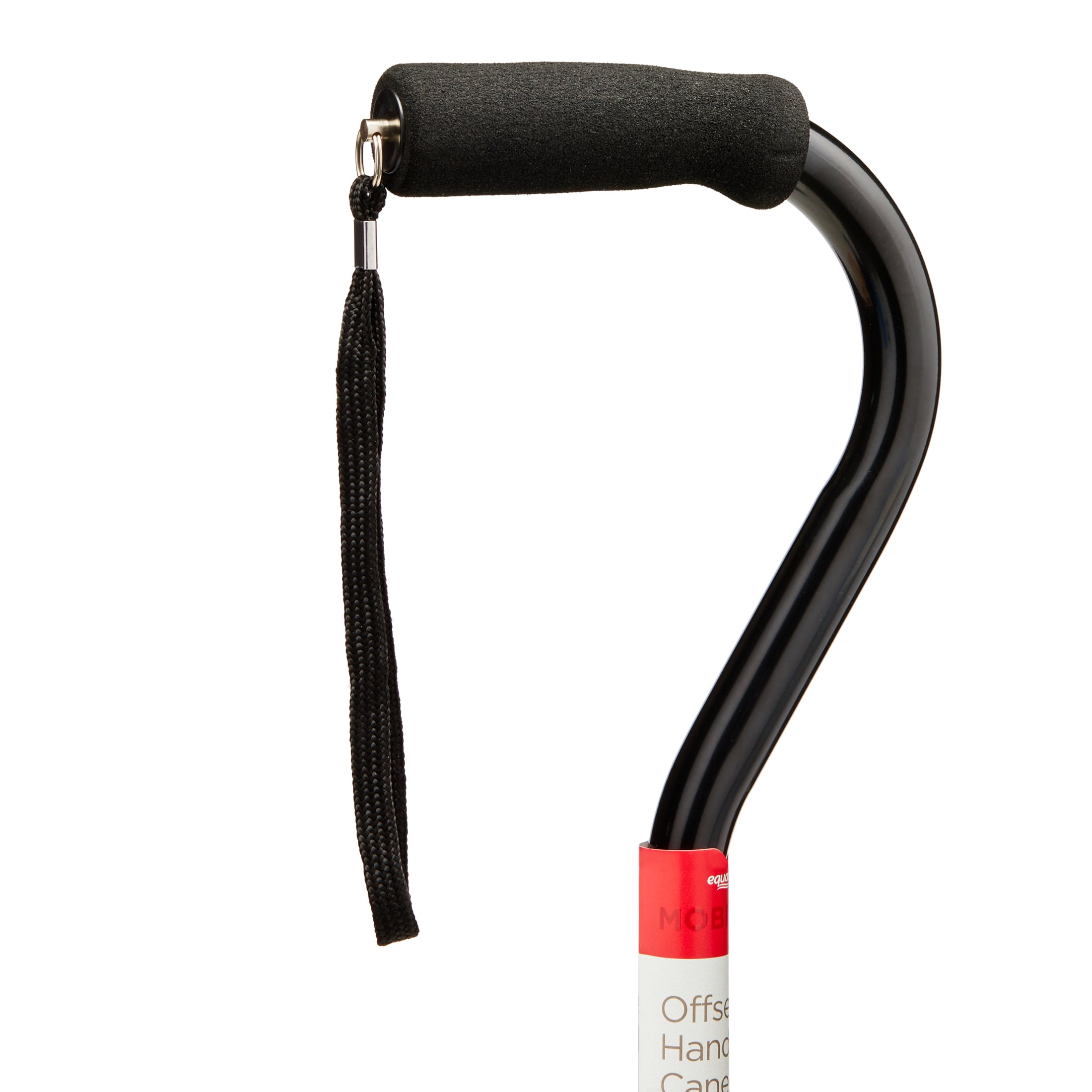 Equate Mobility Aluminum Offset Handle Cane with Foam Handle