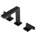 thumbnail image 3 of Fine Fixtures Square Bathroom Faucet, 8" Spread, Black, 3 of 6