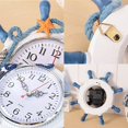 thumbnail image 3 of Decoración de pared BRI tema playa mar vela reloj ancla timón estilo mediterráneo, 3 of 5