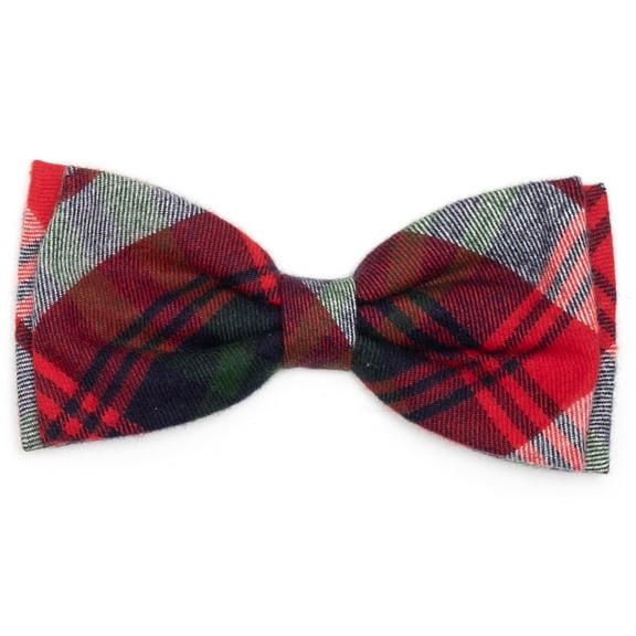 Red/Green/Navy Plaid Bow Tie