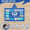 thumbnail image 6 of Wearable Blanket Hoodie for Son, Son Birthday Gifts from Mom Dad Parents, Soft Blue Throw Son Blankets for Christmas Graduation Ceremony, 6 of 6
