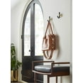 thumbnail image 4 of Amerock Burbank Transitional Single Prong Matte Black/Golden Champagne Wall Hook, 4 of 8