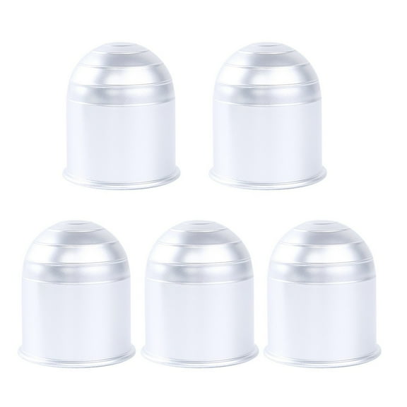 CENL 5pcs Camping Trailer Hitch Ball Cover 50mm Tow Bar Ball Cover Hitch Ball Cap