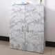 thumbnail image 4 of Papel Adhesivo para Muebles Mármol Blanco y Gris 60 CM * 5 M Recubrimiento Adhesivo Decorativo para Encimeras Papel de Vinilo Autoadhesivo Lavable Extraíble para Gabinete de Cocina Mostrador Chimenea, 4 of 5