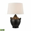 S0019-10344-LED-Elk Home-Northcott - 9W 1 LED Table Lamp In Coastal Style-28 Inches Tall and 17 Inches Wide-Gloss Black Finish