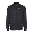 thumbnail image 2 of Men's Cutter & Buck Black Virginia Tech Hokies Vault Traverse Camo Print Stretch Quarter-Zip Pullover Top, 2 of 3