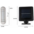 thumbnail image 2 of Luz para sala de máquinas, luz solar para cobertizo montada en la pared para espacios de máquinas, iluminación de emergencia blanca fría con luces LED de larga duración, fácil instalación para uso en, 2 of 5