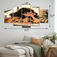 thumbnail image 4 of Designart "Parody of a Female Character IV" Portrait Metal Wall Art Set, 4 of 5