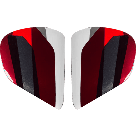 Arai VAS-V Shield Sidepod Sideplates for Contour-X Helmet Snake Red