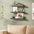 thumbnail image 6 of Ballucci 24" Floating Shelves for Wall, 3-Pack with Invisible Brackets, 6" Deep, Black, 6 of 7