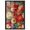 Black Frame, variant on Garden Tapestries II Shadowbox Print Floral Landscape Art by Art Remedy, Blonde Frame, 24 x 36