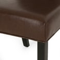 thumbnail image 2 of Noble House Motson Indoor Fabric Dining Chairs, Set of 2, Dark Brown, 2 of 7