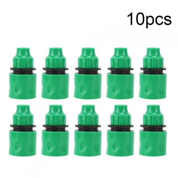 10PCS 3/8" Quick Connect Plastic Garden Hose Watering Fittings Tap Connector