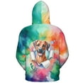 thumbnail image 2 of Funny Watercolor Adorable Rhodesian Ridgeback Peeking Through Torn Paper Effect All Over Print 3D Hoodie Unisex Merch Hoodies Ridgebacks Dog Lover Gifts - 00026, 2 of 6