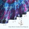 thumbnail image 6 of Colorful Tie Dye Pattern Shower Curtain 84"x72" ,Bathroom Decorative Shower Curtains Set with 12 Hooks,Modern Waterproof Washable Shower Curtain, 6 of 6