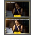 thumbnail image 2 of Kit de iluminación para videoconferencias NexiGo Glow Light con clip, 2 of 9