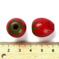 thumbnail image 3 of Wood Beads Coloured Fruit Strawberry 20x17.5mm Hole: 4~4.5mm Wood, 3 of 3
