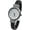 Silver/Black, variant on Collections Japanese Quartz Women's 31mm Round Case Snake Leather Cuff Bangle Watch