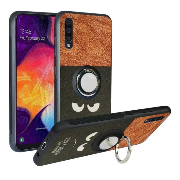 Labanema Samsung Galaxy A50 2019 /A505 Case with 360 Degree Rotating Ring Stand, Support Magnetic Car Mount, Protective Cover for Samsung Galaxy A50 2019 /A505 (Big Eyes)