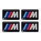 thumbnail image 3 of 4 Adhesivos para Llantas M para Llantas Aluminio Insignias Rendimiento Autoadhesivas 19x11 Mm (No Incluya Productos Infractores, 3 of 4