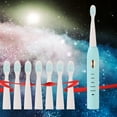 Adult Electric Toothbrush With 8 Brush Heads And Travel Case Household